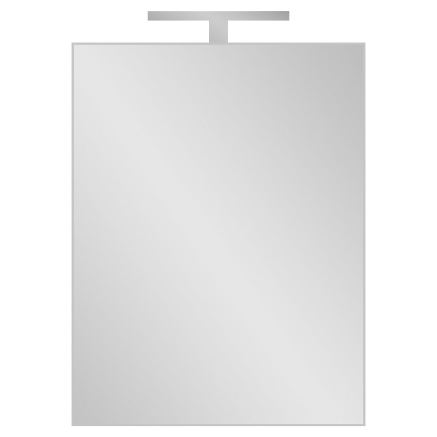 Miroir lumineux LENNY
60 x 80 cm, avec lampe
LED à pince 30 cm, 2,5 W
blanc neutre 4000 Kelvin
incl. matériel de fixation
cache latéral aluminium, IP44