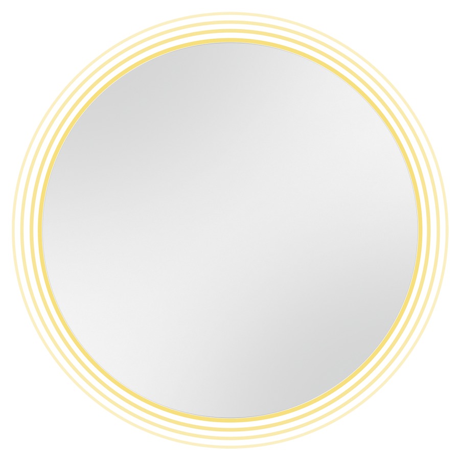 Miroir lumineux LEANDRO LED
rond, D 50 cm
éclairage indirect tout autour
30 W, couleur de lumière blanc
neutre 4000 K, (également disponible
en 3000 Kelvin sur demande)
incl. matériel de fixation
commande gestuelle possible
pas de prise de courant possible
IP44