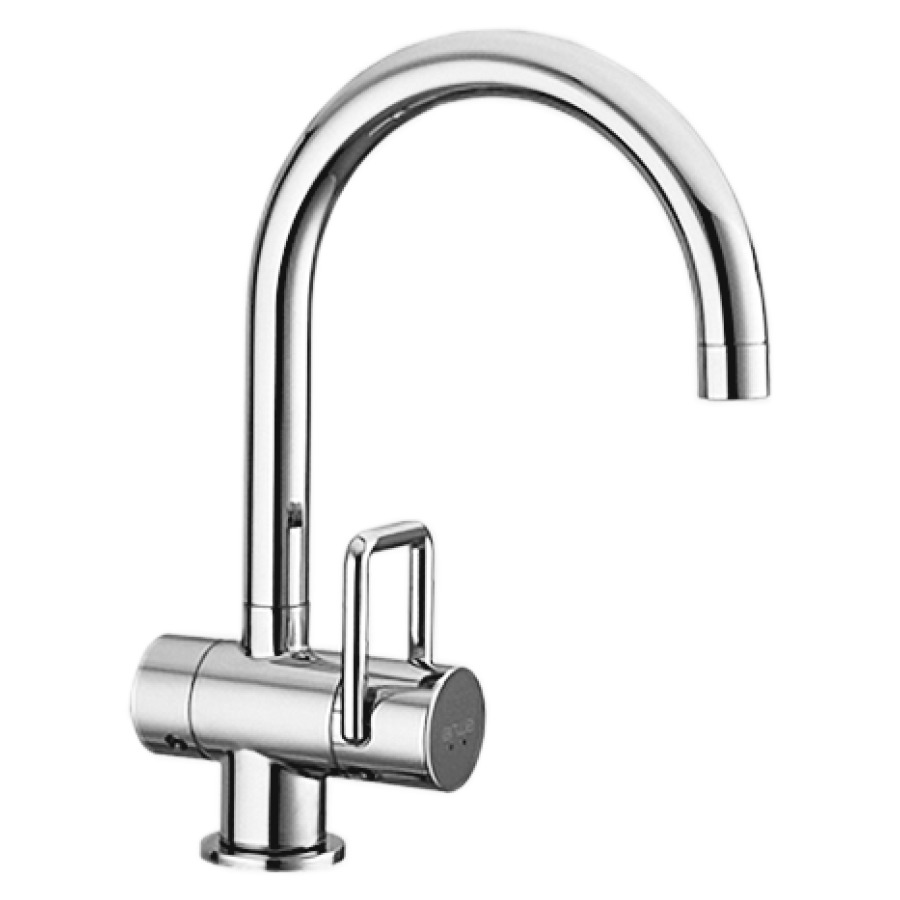 Mélangeur de lavabo TWIN
S 170 mm goulot orientable
sans vidage, groupe
acoustique I