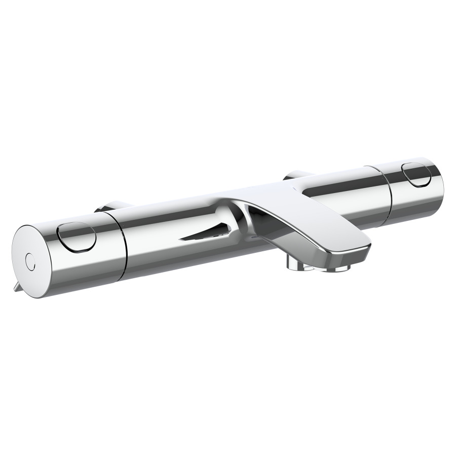 Mélangeur de bain THERM
thermostat, E 153 mm, sans
raccords d'arrêt 1/2" x 3/4"
sans accessoires