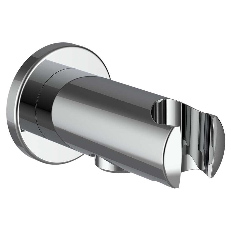 Coude de raccordement TWIN
S 77 mm, 1/2"
support de douche
en métal, rosace ronde
clapet anti-retour