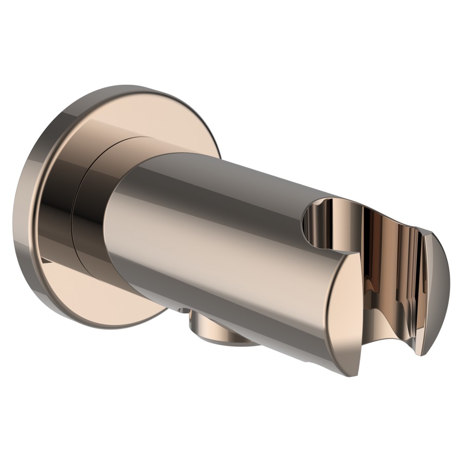 Coude de raccordement TWIN
S 77 mm, 1/2"
support de douche
en métal, rosace ronde
clapet anti-retour