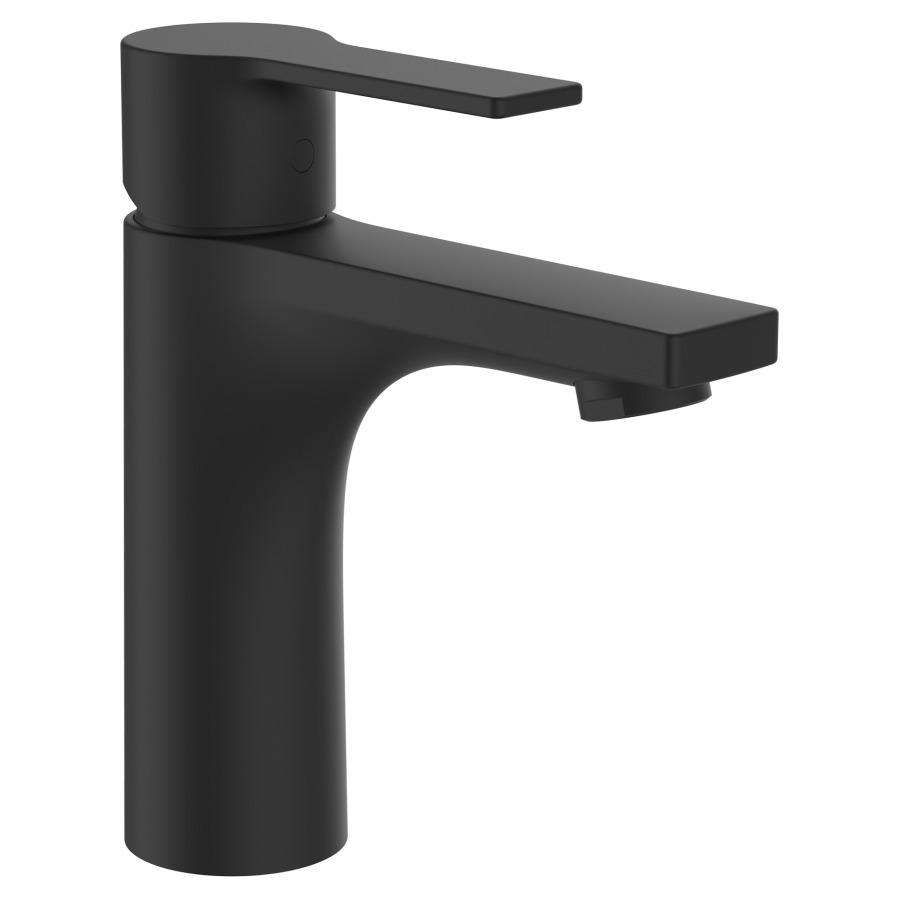 Mélangeur de lavabo SWISSTAP
S 110 mm, goulot fixe
Eco+, eau froide par
position du levier au milieu
sans vidage excentrique
débit 4,5 l/min
groupe acoustique I