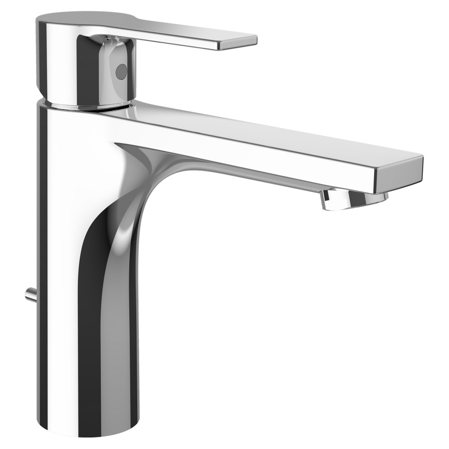 Mélangeur de lavabo SWISSTAP
S 140 mm, goulot fixe
Eco+, eau froide par
position du levier au milieu
vidage excentrique
débit 4,8 l/min
groupe acoustique I