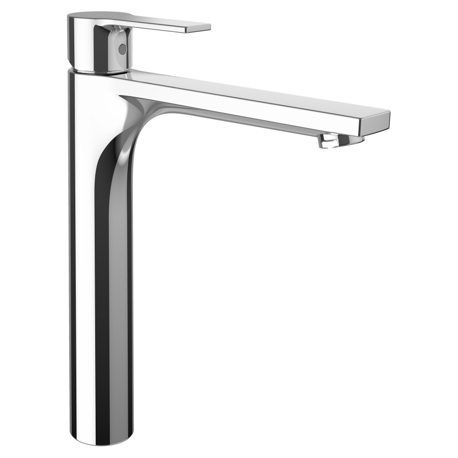Mélangeur de lavabo SWISSTAP
S 185 mm, goulot fixe
Eco+, eau froide par
position du levier au milieu
H jusqu'à aérateur 241 mm
sans vidage excentrique
débit 4,6 l/min
groupe acoustique I