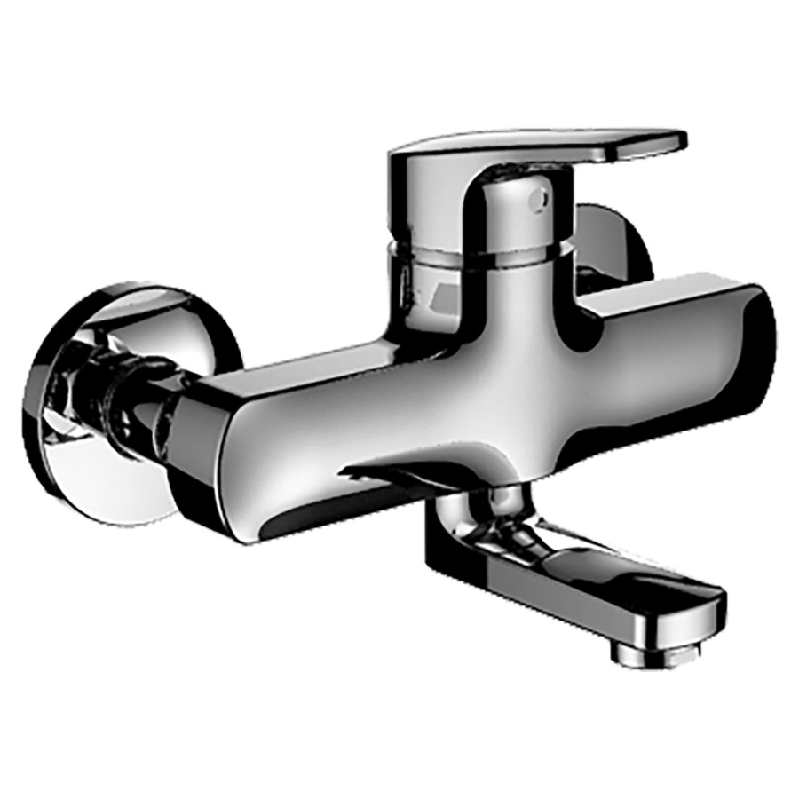 Mélangeur mural CITYPRO
E 153 mm, S 125 mm, goulot
orientable, raccords d'arrêt
1/2" x 1/2", débit 5,7 l/min
groupe acoustique I