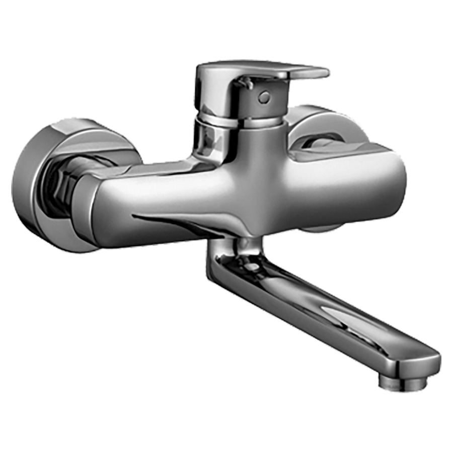 Mélangeur mural CITYPRO
E 153 mm, S 225 mm
goulot orientable
raccords d'arrêt 1/2" x 1/2"
groupe acoustique I