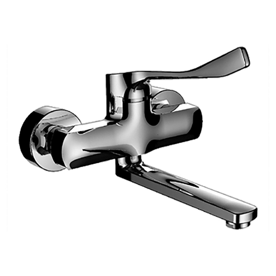 Mélangeur mural CITYPRO
LIBERTY, E 153 mm, S 225 mm
goulot orientable, raccords
d'arrêt 1/2" x 1/2", débit
5,7 l/min, groupe acoustique I