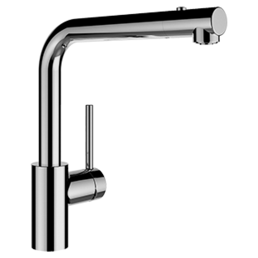 Mélangeur d'évier TWINPLUS
Eco+, S 225 mm goulot
orientable, douche extensible
groupe acoustique I