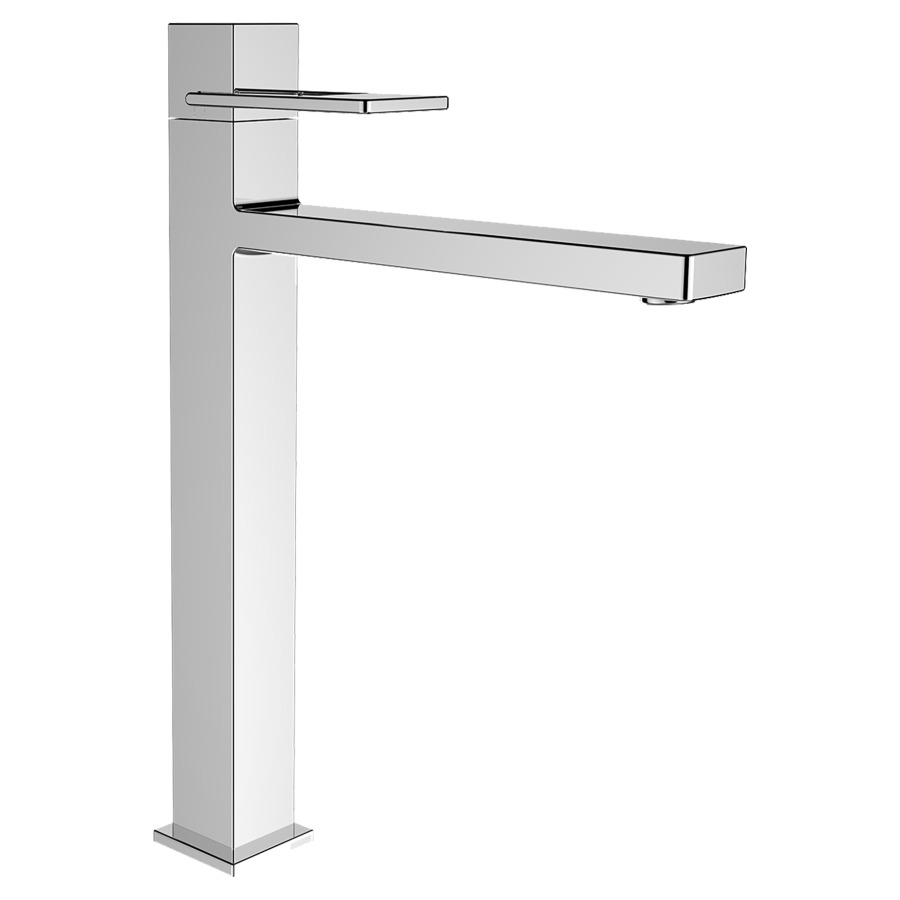 Mélangeur de lavabo QUADRIGA
S 190 mm, goulot fixe
H jusqu'à aérateur 238 mm
sans vidage