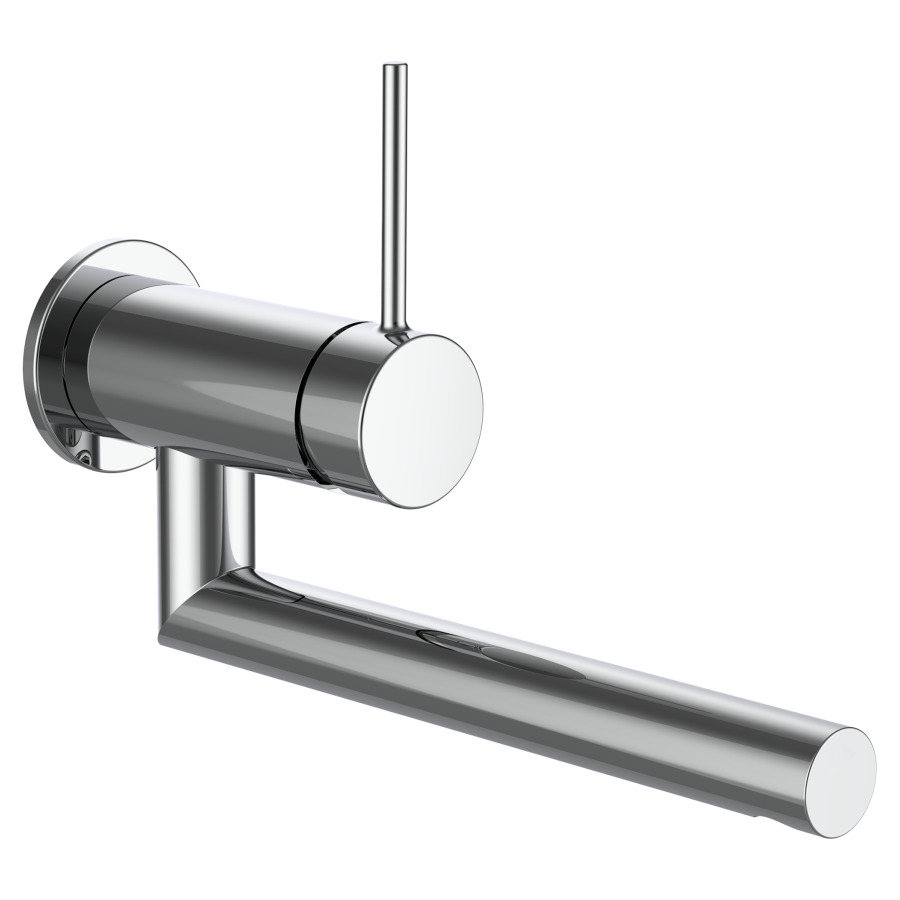 Mélangeur mural TWINPLUS SLIM 1-Point UP 
saillie 225 mm, goulot orientable
débit 5.7 (L/min)
sans corps à encastrer 711 070
groupe acoustique&nbsp;I, Classe d’énergie A
