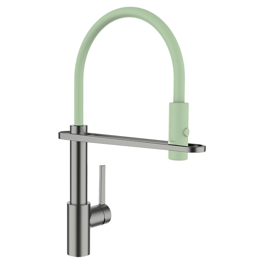 Mélangeur d'évier SEMIPRO
saillie 230 mm
C-goulot orientable 160°
eau froide avec levier en 
position verticale, Eco+
débit 8.3 (L/min)
groupe acoustique&nbsp;II
Classe d’énergie A