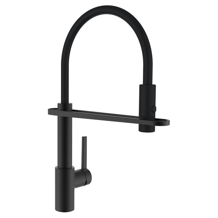 Mélangeur d'évier SEMIPRO
saillie 230 mm
C-goulot orientable 160°
eau froide avec levier en 
position verticale, Eco+
débit 8.3 (L/min)
groupe acoustique&nbsp;II
Classe d’énergie A