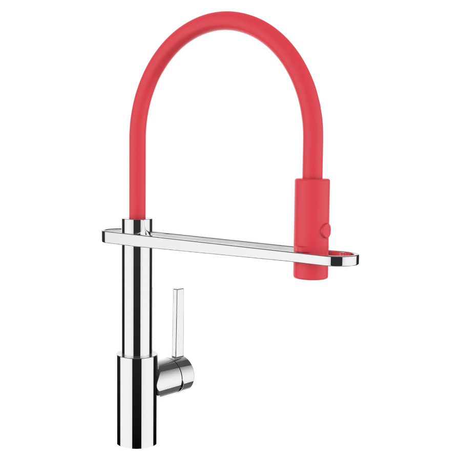 Mélangeur d'évier SEMIPRO
saillie 230 mm
C-goulot orientable 160°
eau froide avec levier en 
position verticale, Eco+
débit 8.3 (L/min)
groupe acoustique&nbsp;II
Classe d’énergie A