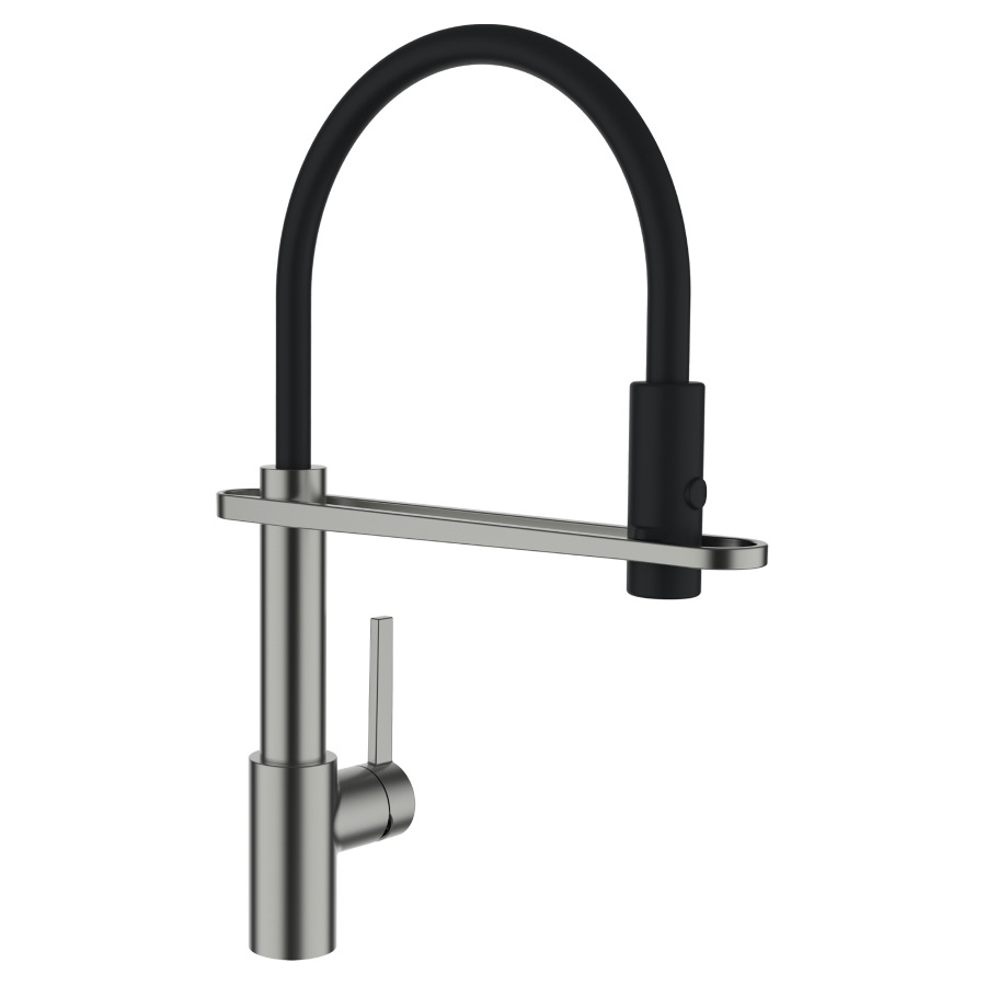 Mélangeur d'évier SEMIPRO
saillie 230 mm
C-goulot orientable 160°
eau froide avec levier en 
position verticale, Eco+
débit 8.3 (L/min)
groupe acoustique&nbsp;II
Classe d’énergie A