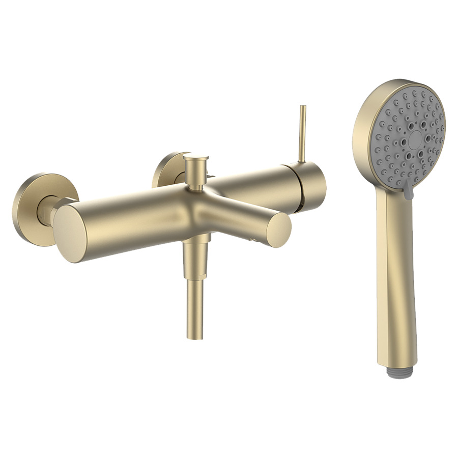 Mélangeur de bain TWINPLUS
SLIM, E 153 mm
raccords d'arrêt 1/2" x 3/4"
tuyau de douche 160 cm
douche Stella 80 3F