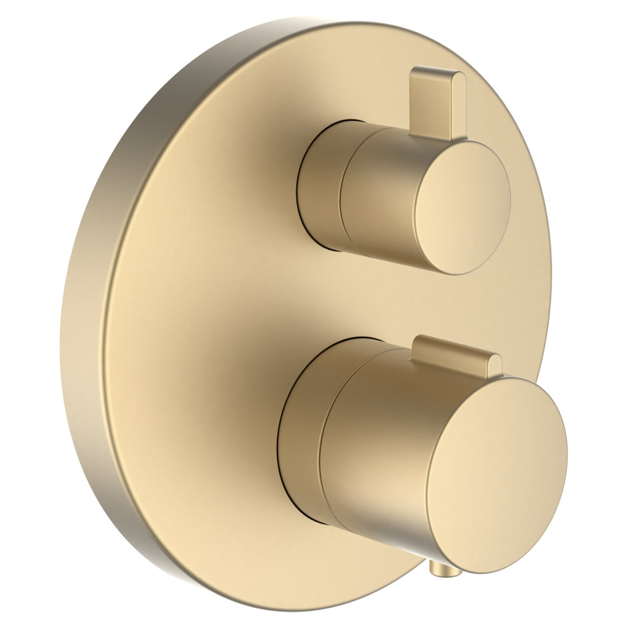 Mélangeur de bain TWINTHERM UP
thermostatique, set de montage
finale, 2 sorties d'eau
mélangée, dimmer 2-voies, sans
corps à encastrer 711 068/069/
079