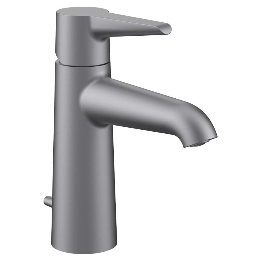 Mélangeur de lavabo PURE
S 110 mm, goulot fixe
Eco+, eau froide par
position du levier au milieu
vidage excentrique