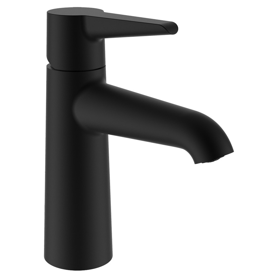 Mélangeur de lavabo PURE
S 110 mm, goulot fixe
Eco+, eau froide par
position du levier au milieu
sans vidage