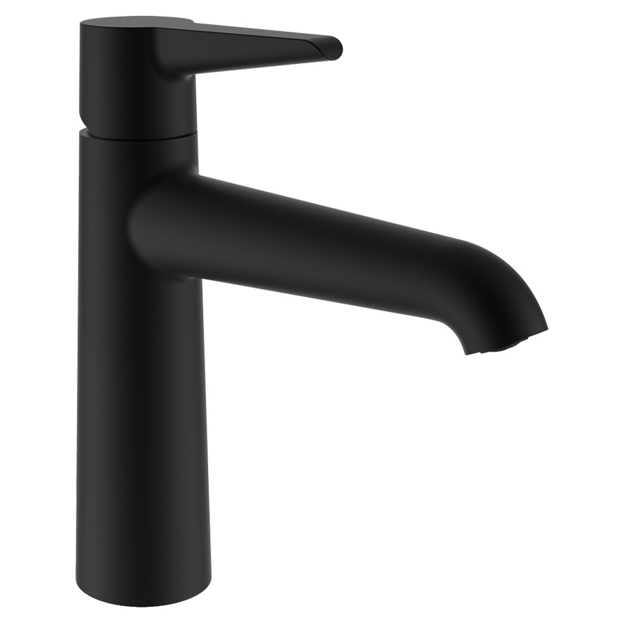 Mélangeur de lavabo PURE
S 140 mm, goulot fixe
Eco+, eau froide par
position du levier au milieu
sans vidage