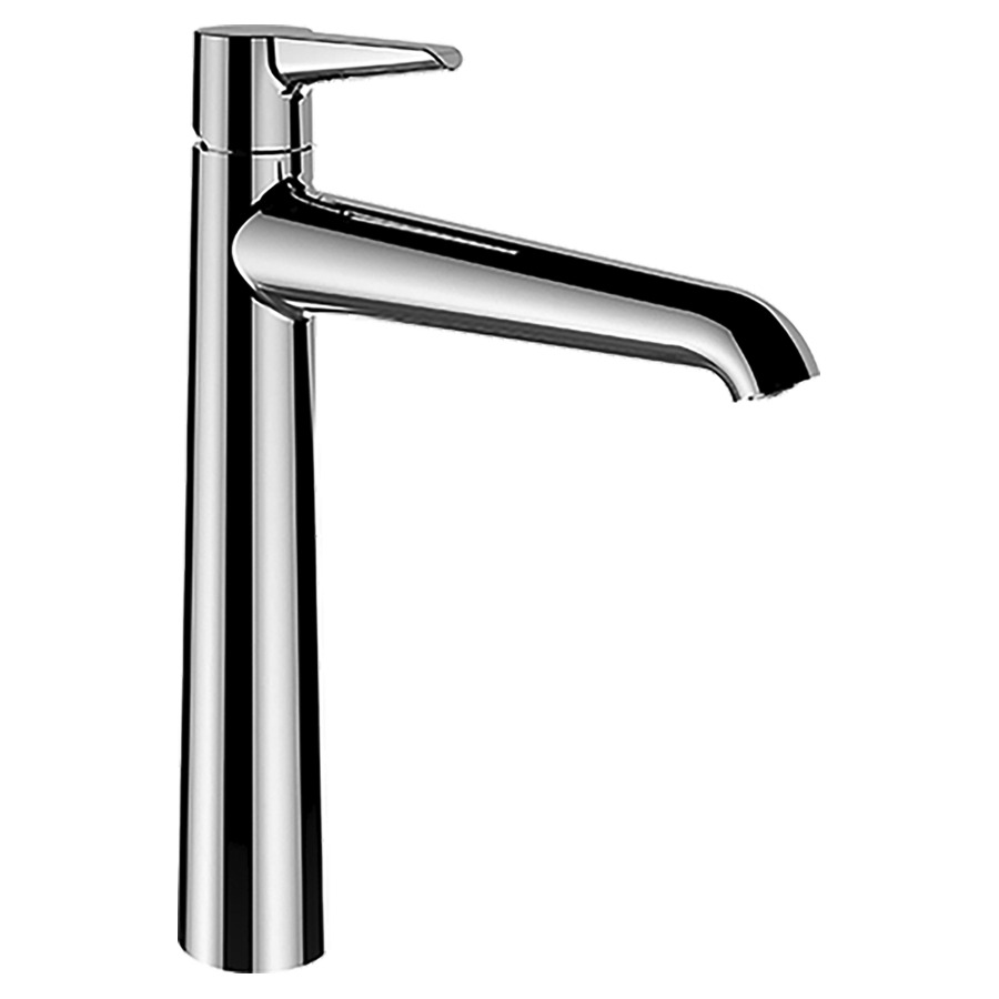 Mélangeur de lavabo PURE
S 190 mm, goulot fixe
Eco+, eau froide par
position du levier au milieu
H jusqu'à aérateur 223 mm
sans vidage