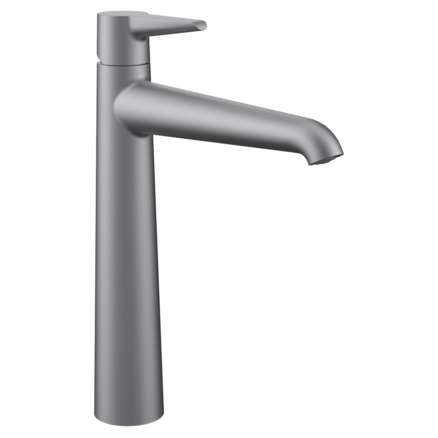 Mélangeur de lavabo PURE
S 190 mm, goulot fixe
Eco+, eau froide par
position du levier au milieu
H jusqu'à aérateur 223 mm
sans vidage