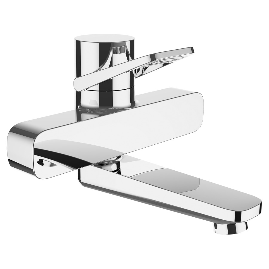 Mélangeur mural CLASS
E 153 mm, S 175 mm
nu, goulot orientable