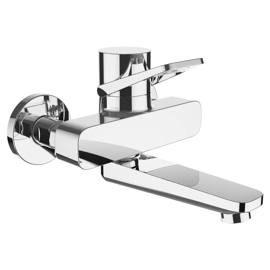 Mélangeur mural CLASS
E 120 mm, S 175 mm
nu, goulot orientable