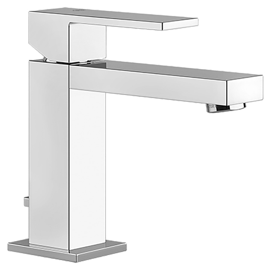 Mélangeur de lavabo RETTANGOLO
S 128 mm, goulot fixe
vidage excentrique