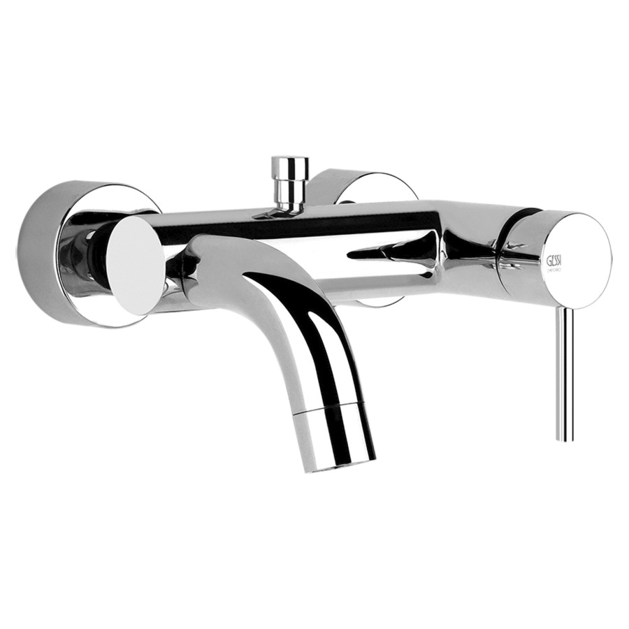 Mélangeur de bain VIA TORTONA
E 150±20 mm, inverseur
raccords 1/2", sans tuyau de
douche, sans douche à main