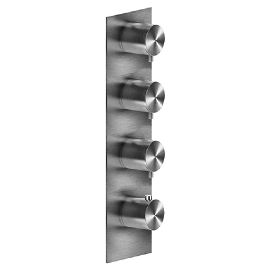 Thermostat GESSI 316 UP
set de montage finale
inverseur à 3 voies, plaque de
recouvrement, débit 40 l/min
sans corps à encastrer 712 543