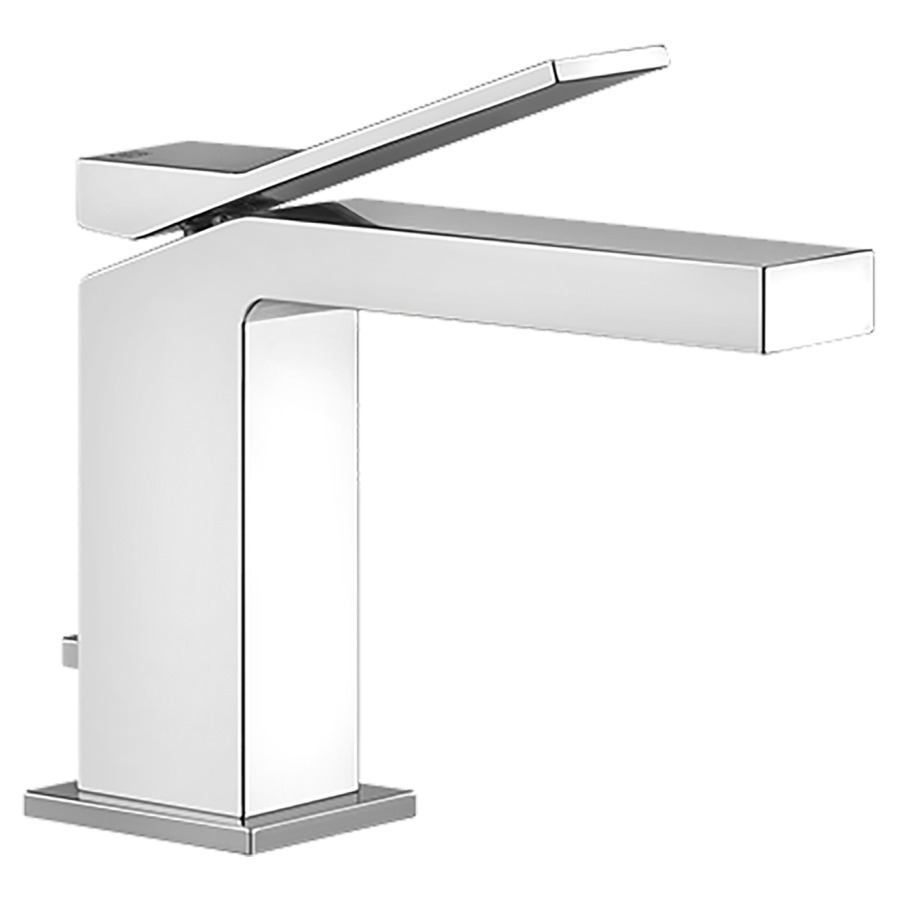 Mélangeur lavabo RETTANGOLO K
S 128 mm, goulot fixe
sans vidage