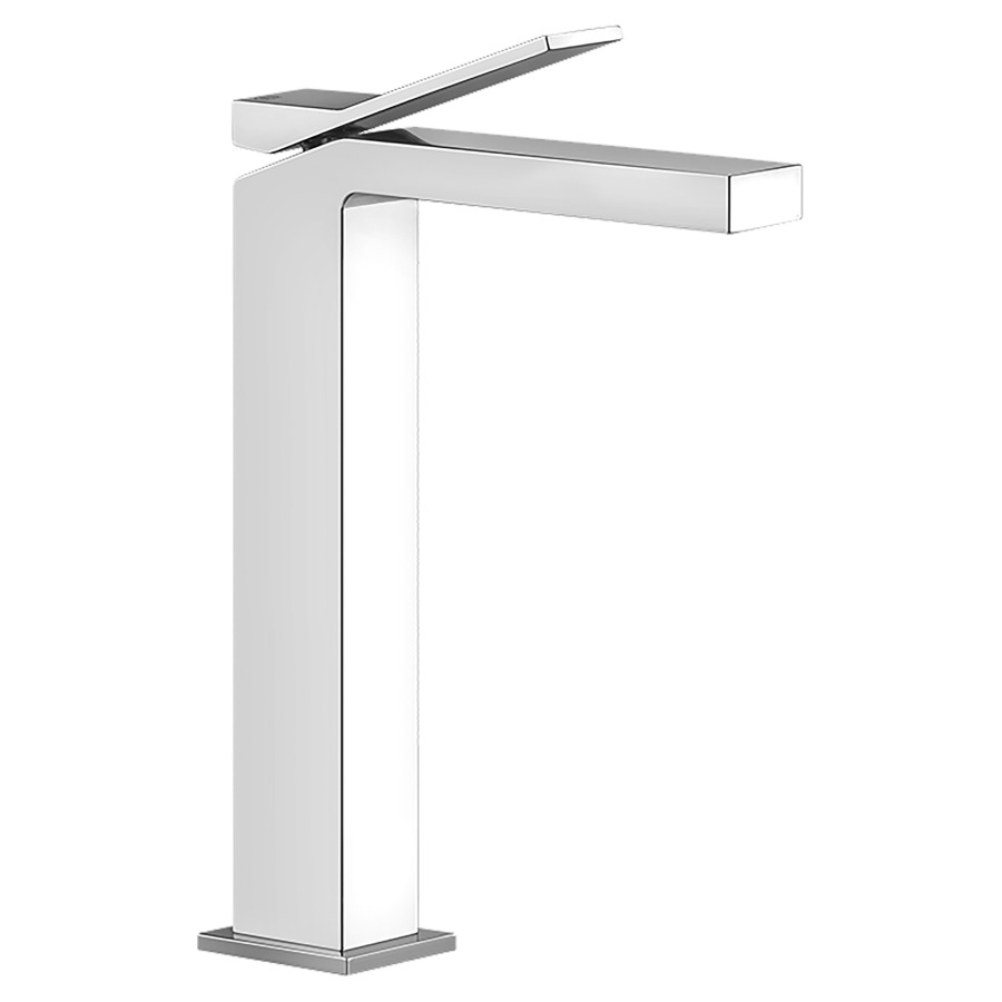 Mélangeur lavabo RETTANGOLO K
S 128 mm, H 248 mm, goulot
fixe, sans vidage