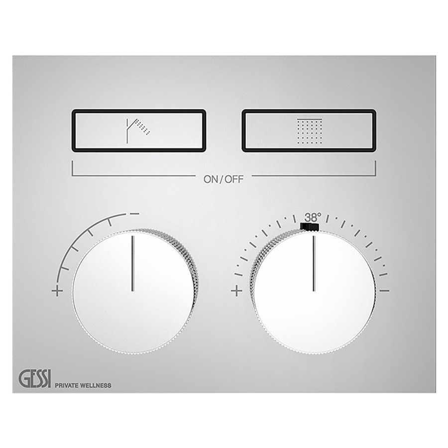 Thermostat HI-FI UP
set de montage finale
2 poussons de fonctionnement
sans corps à encastrer 712 756