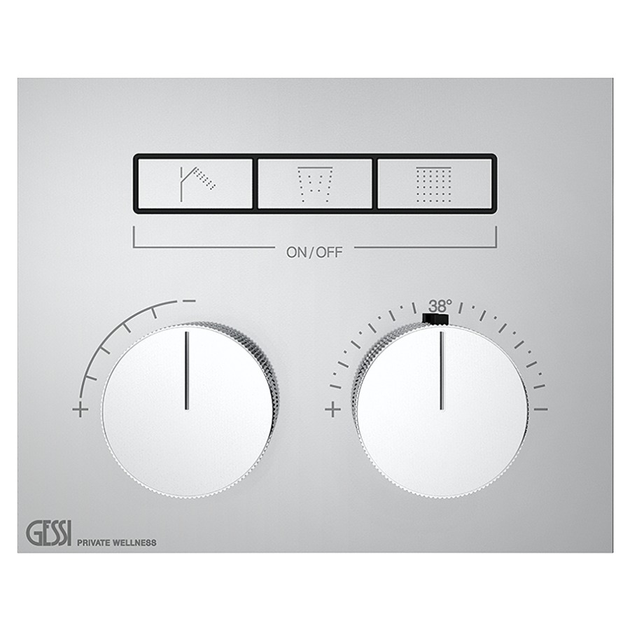 Thermostat HI-FI UP
set de montage finale
3 pousson de fonctionnement
sans corps à encastrer 712 756