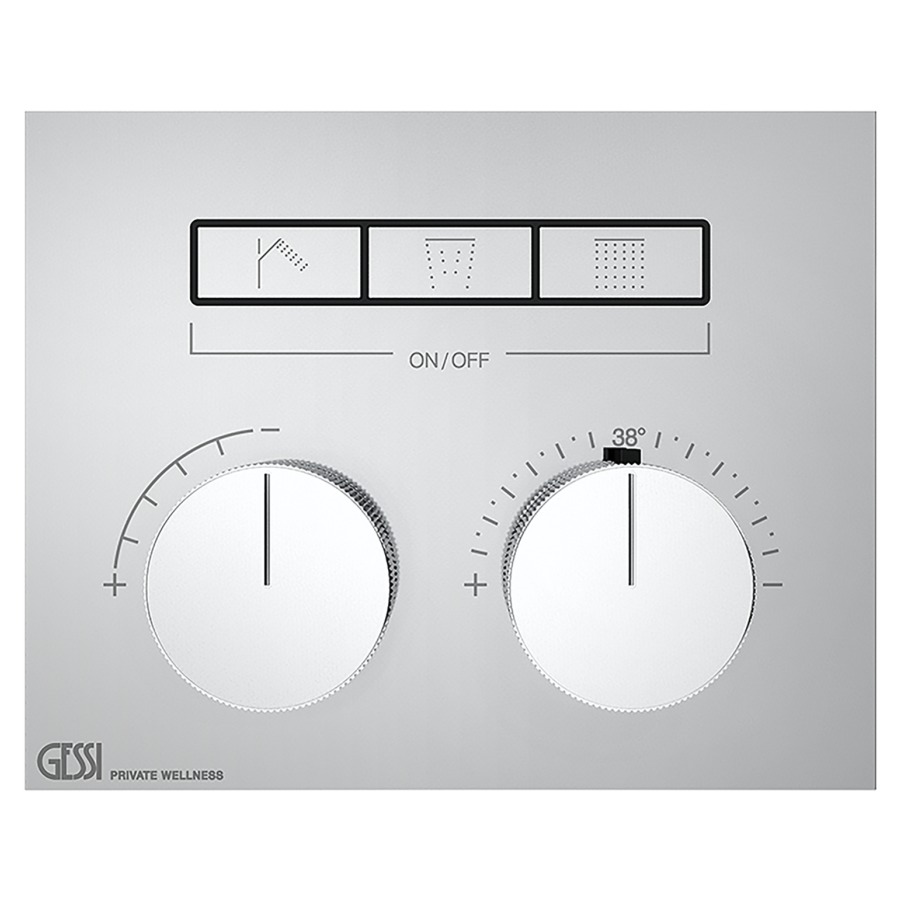 Thermostat HI-FI UP
set de montage finale
3 pousson de fonctionnement
sans corps à encastrer 712 756