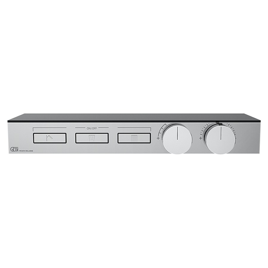 Thermostat HI-FI UP
set de montage finale
3 poussons de fonctionnement
sans corps à encastrer 712 762
avec tablette