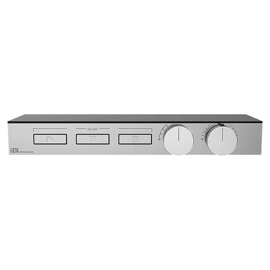 Thermostat HI-FI UP
set de montage finale
3 poussons de fonctionnement
sans corps à encastrer 712 762
avec tablette