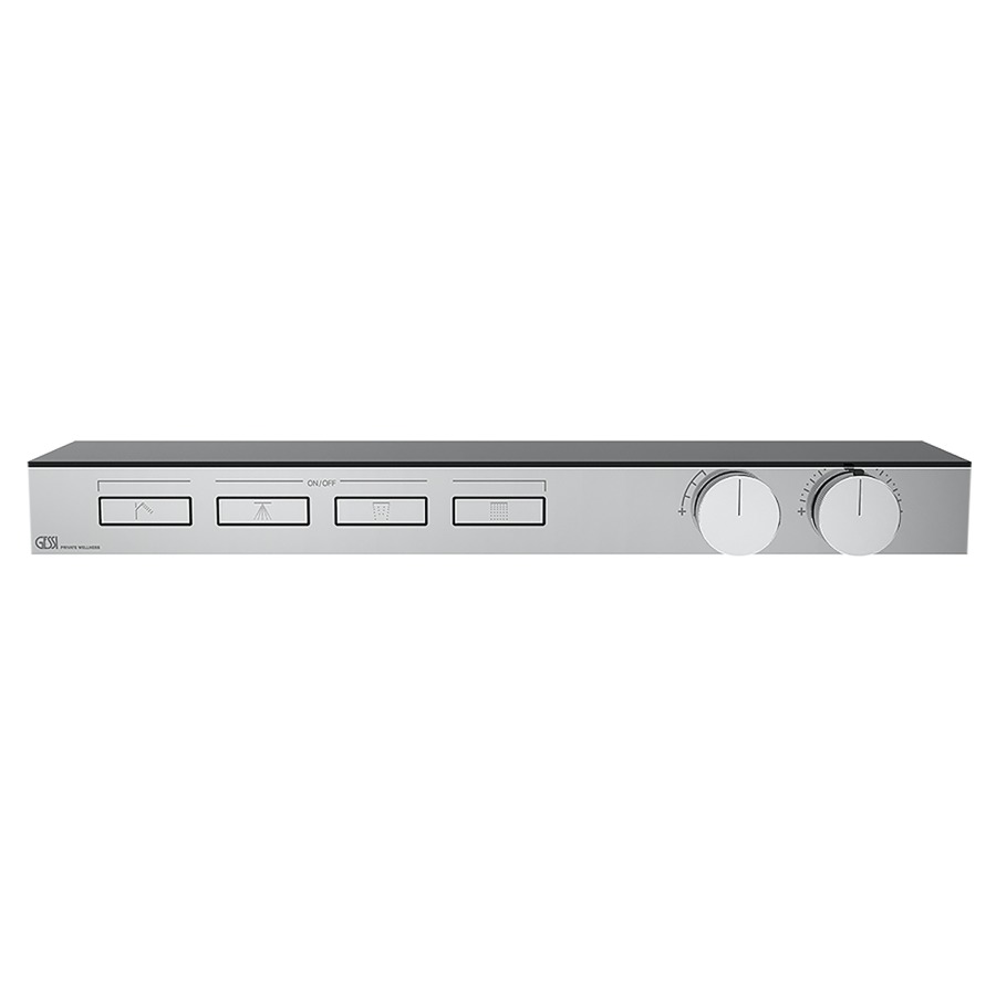 Thermostat HI-FI UP
set de montage finale
4 poussons de fonctionnement
sans corps à encastrer 712 763
avec tablette
