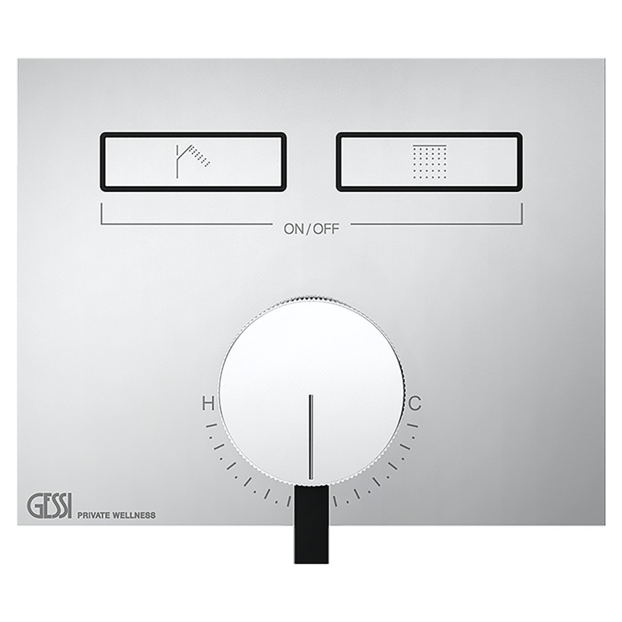 Mélangeur monocommande HI-FI
UP, set de montage finale
2 poussons de fonctionnement
sans corps à encastrer 712 765