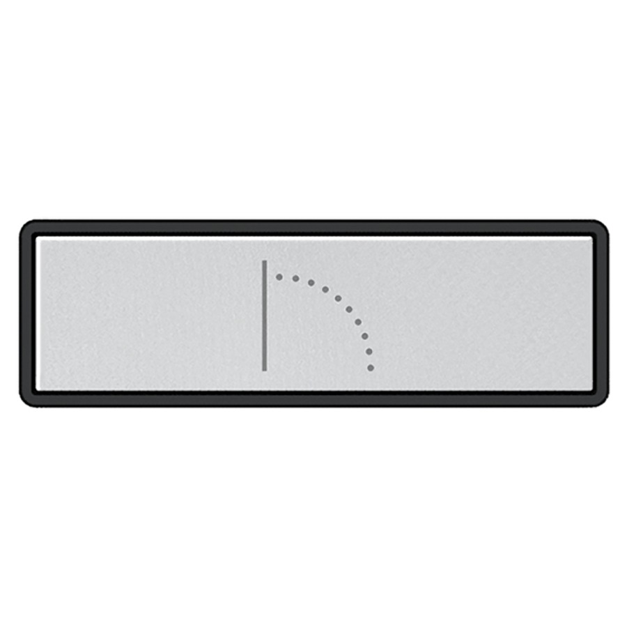 Pousson de fonctionnement HI-
FI, avec symbole cascade
murale
