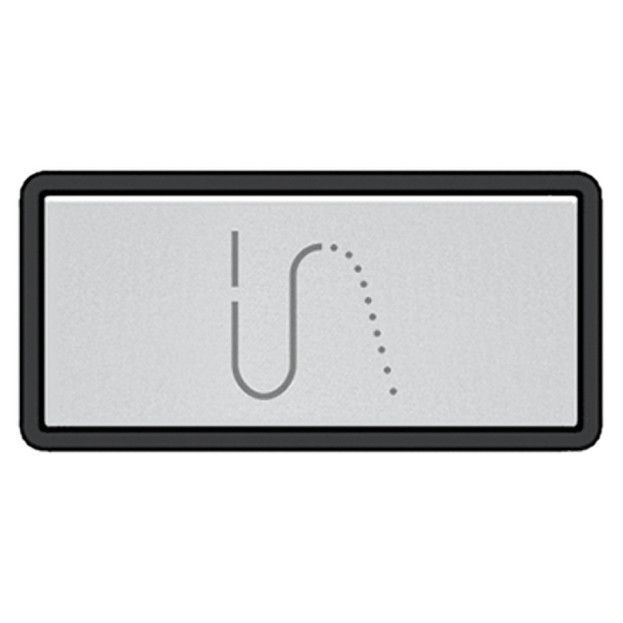 Pousson de fonctionnement HI-
FI, avec symbole goulot mural
pour thermostat 712 768/785