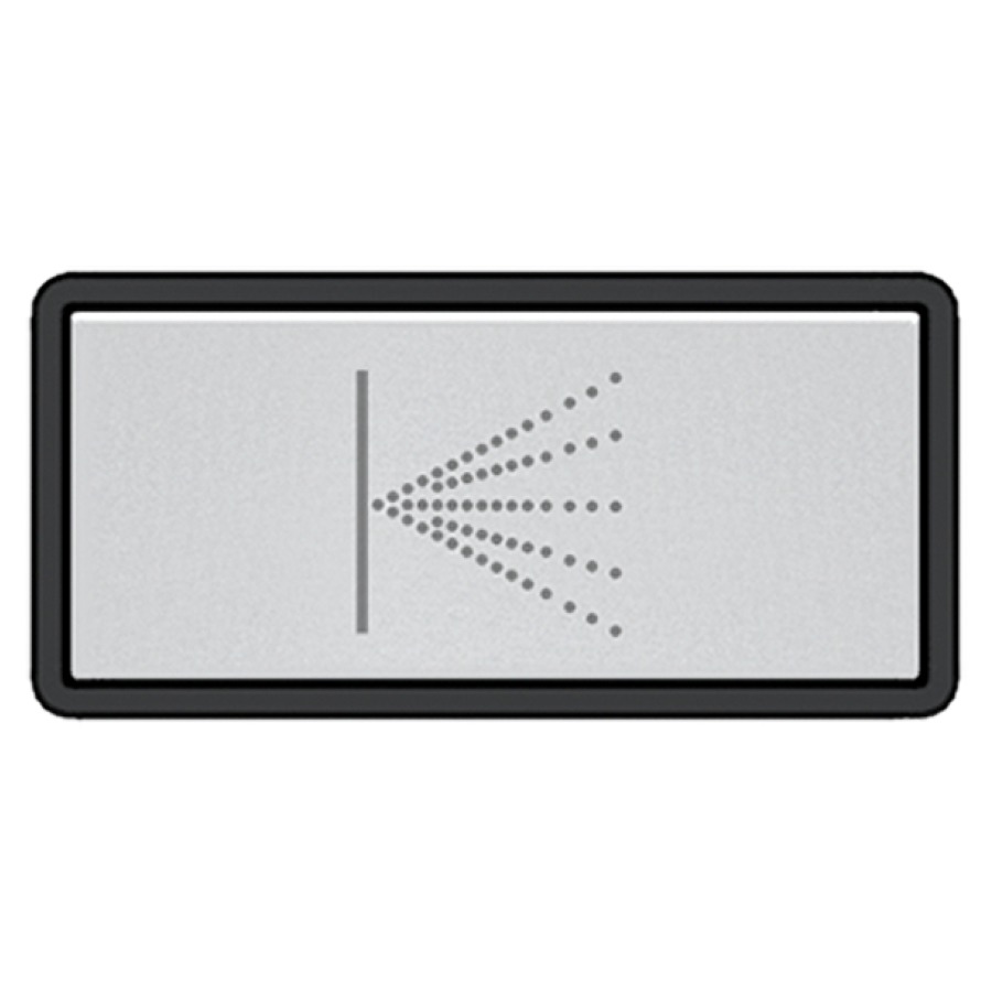 Pousson de fonctionnement HI-
FI, avec symbole brouillard
mural, pour thermostat
712 768/785