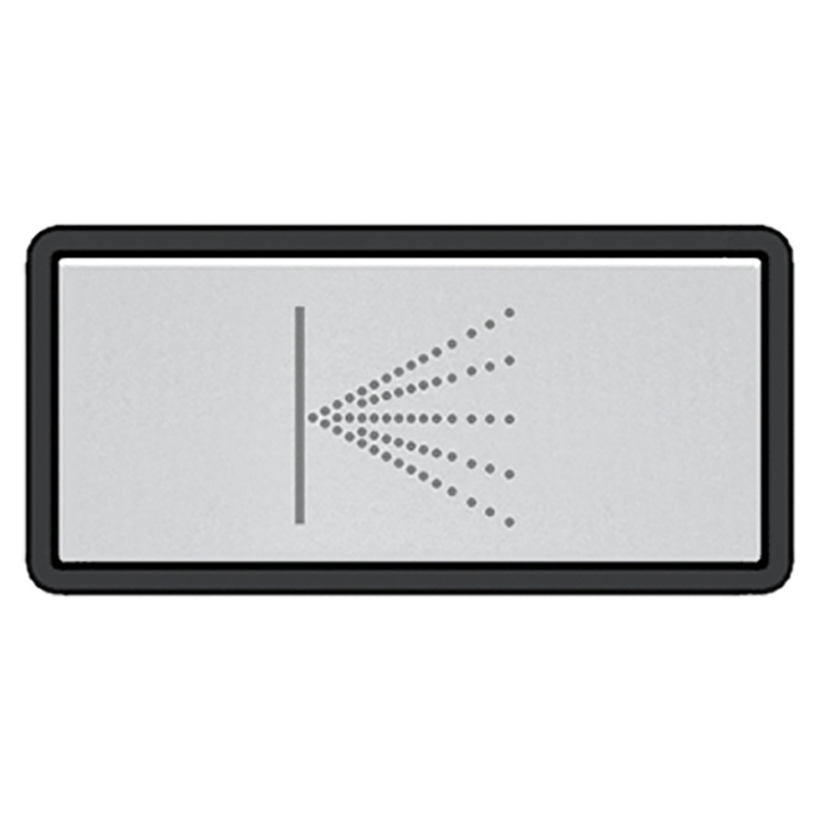 Pousson de fonctionnement HI-
FI, avec symbole brouillard
mural, pour thermostat
712 768/785