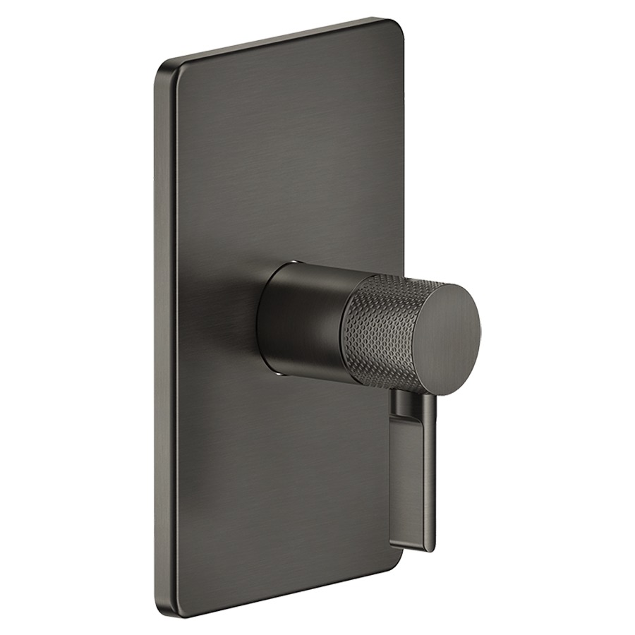 Mélangeur bain/douche INCISO
UP, set de montage finale
sans inverseur, plaque de
recouvrement 21 x 14 cm
sans corps à encastrer 712 550