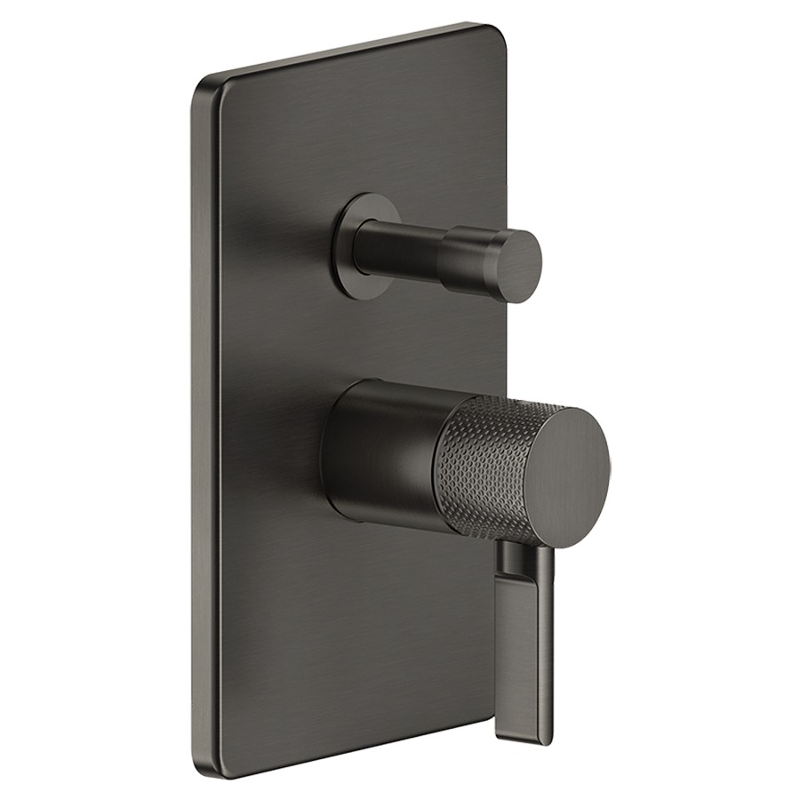 Mélangeur bain/douche INCISO
UP, set de montage finale
inverseur à 2 voie, plaque de
recouvrement 21 x 14 cm
sans corps à encastrer 712 551