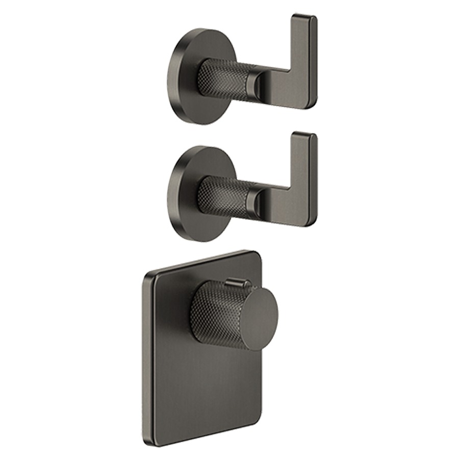 Thermostat INCISO- UP
set de montage finale
inverseur à 2 voies
2 x Rosace 6,5 cm et plaque de
recouvrement 12 x 12 cm
sans corps à encastrer 712 544