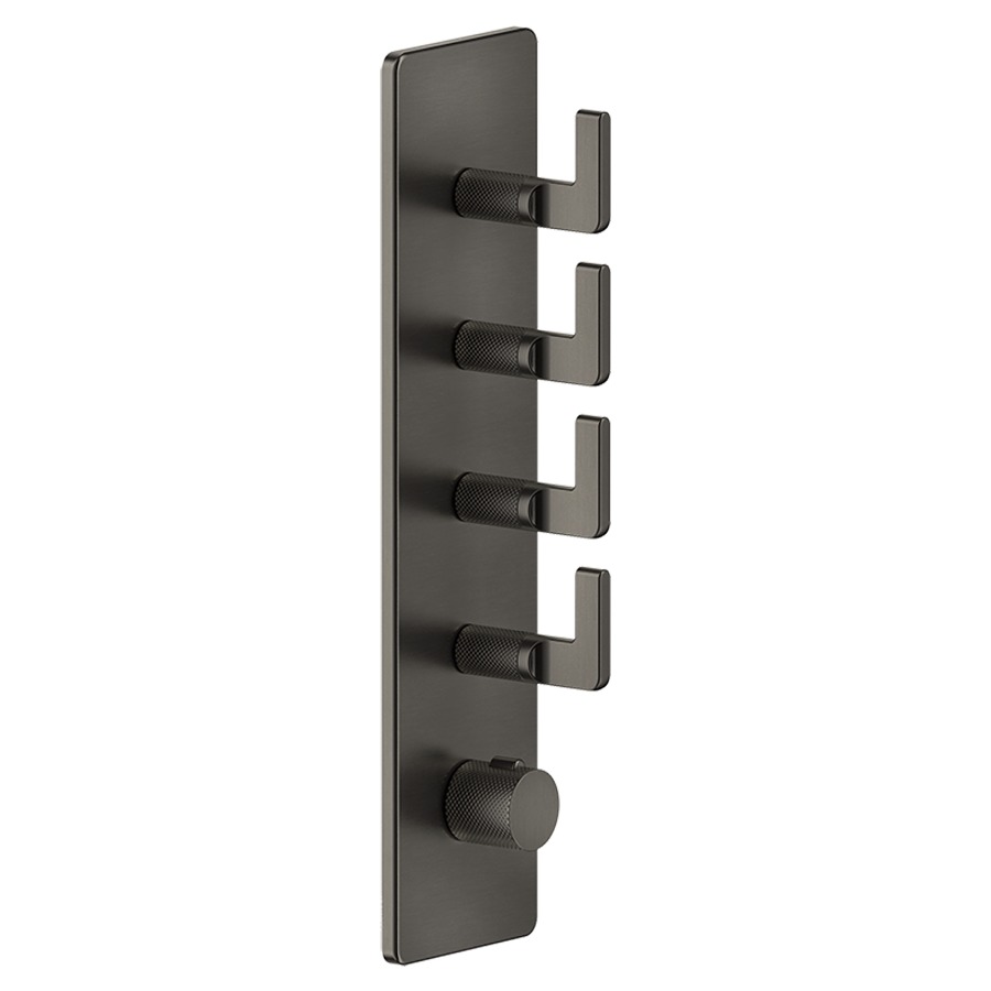 Thermostat INCISO- UP
set de montage finale
inverseur à 4 voies, plaque de
recouvrement 12 x 48 cm
sans corps à encastrer 712 542