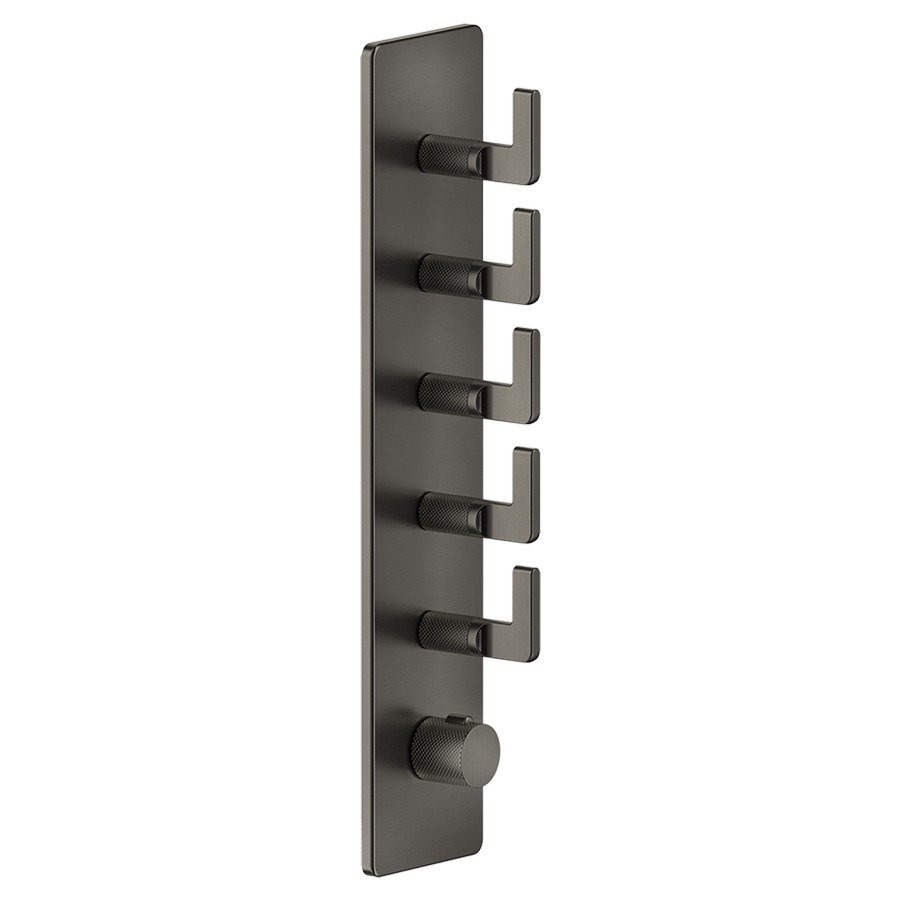 Thermostat INCISO- UP
set de montage finale
inverseur à 5 voies, plaque de
recouvrement 12 x 56 cm
sans corps à encastrer 712 541