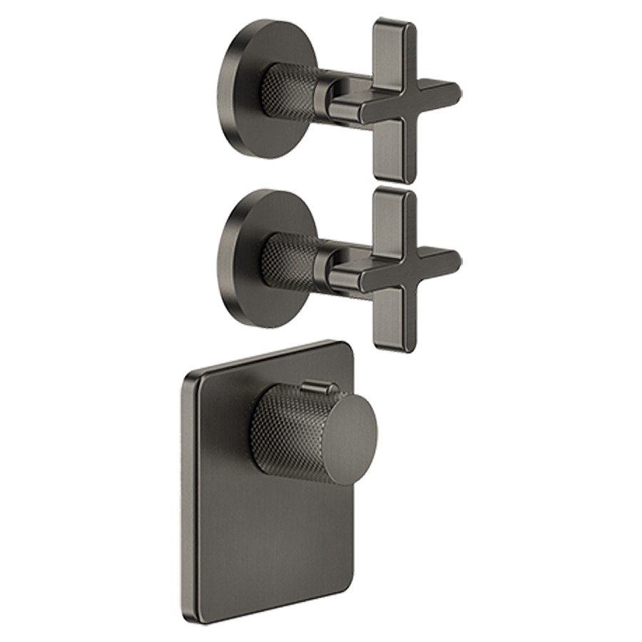 Thermostat INCISO+ UP
set de montage finale
inverseur à 2 voies
2 x Rosace 6,5 cm et plaque de
recouvrement 12 x 12 cm
sans corps à encastrer 712 544